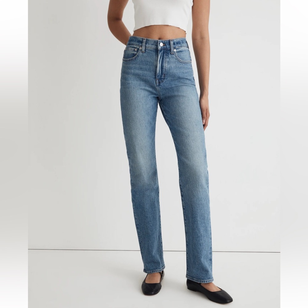 Madewell Classic Straight Blue Jeans